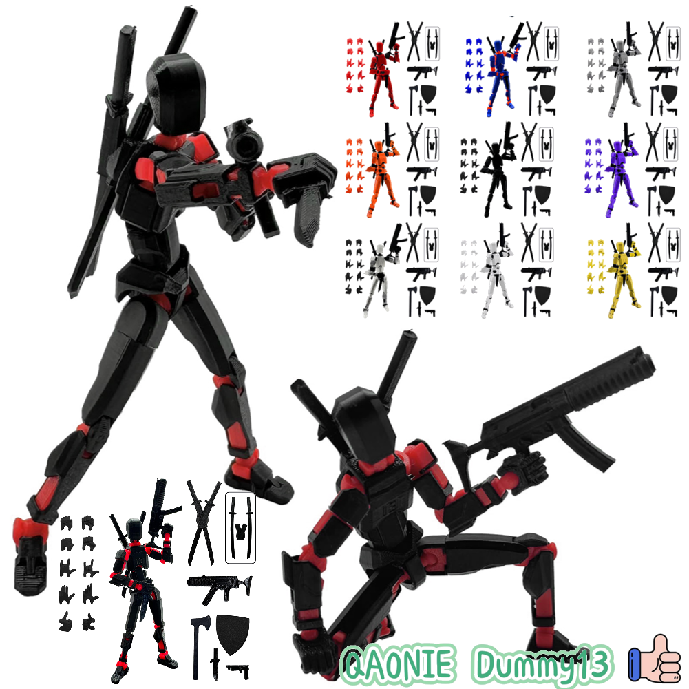 3D Printing For Dummies - Titan 13 Action Figures T13 Figure