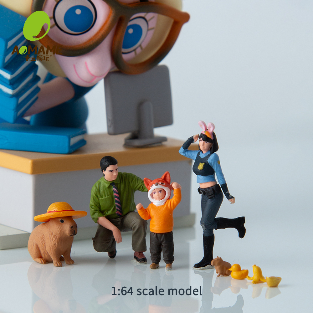 3D Printing Car - Kicarmod 1/64 Zoo Character Costume Set