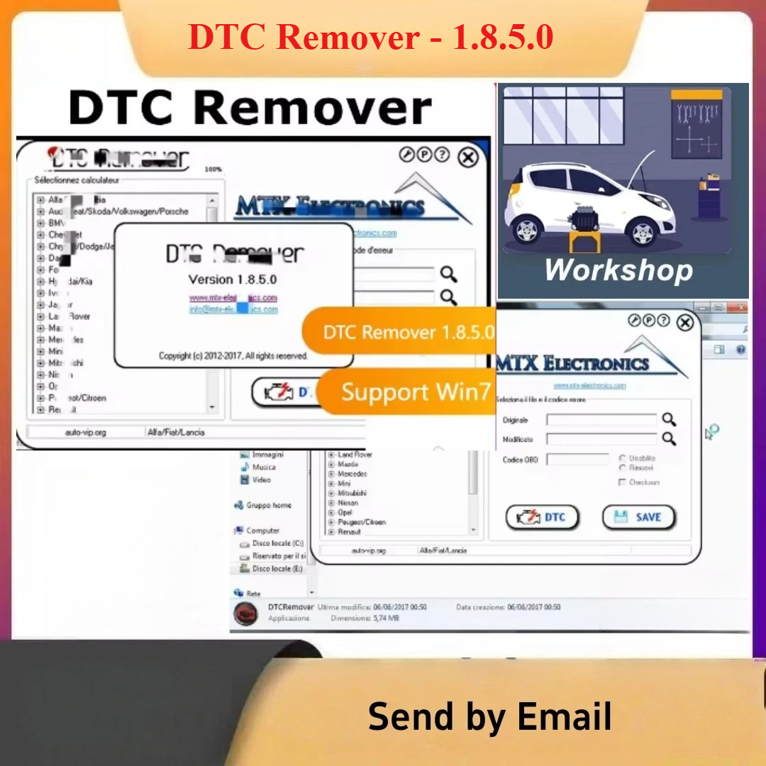 3D Printing Software - Newest DTC Remover 1.8.5.0 For KESS