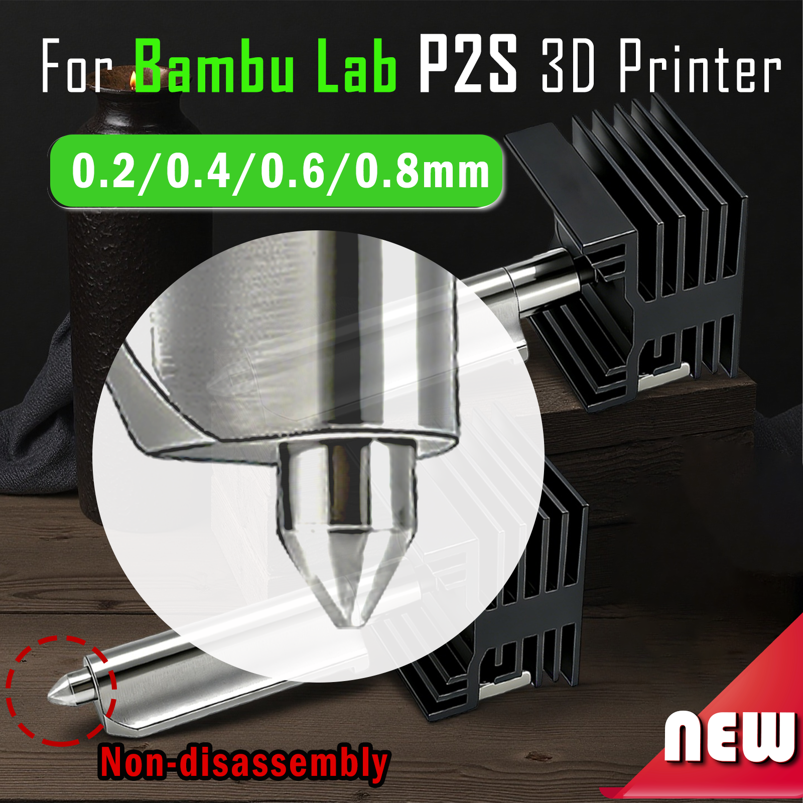 3D Printing Bambu - P2S Hotend For Bambu Lab P2S