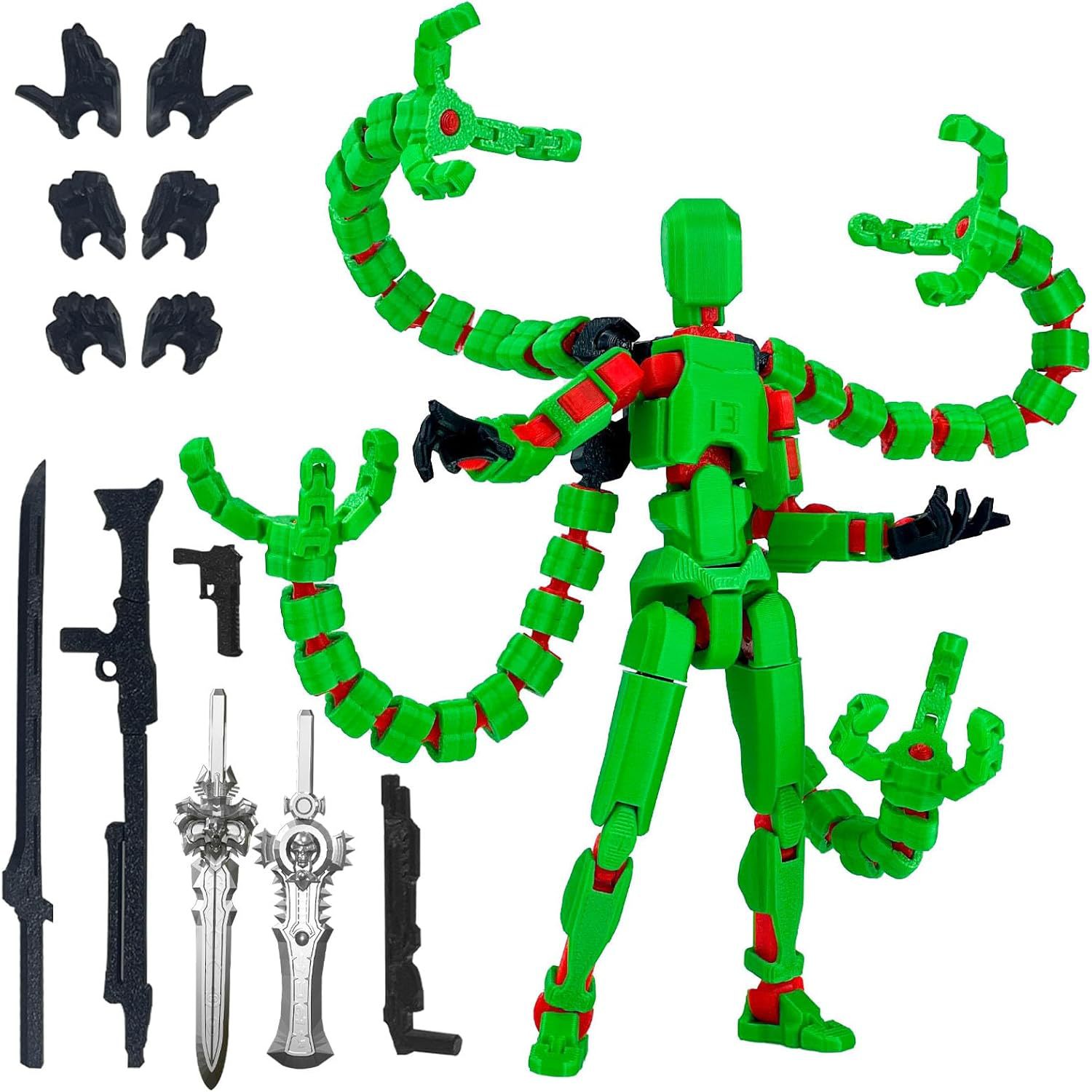 3D Printing For Dummies - Assembly Completed T13 Action Figure 3D