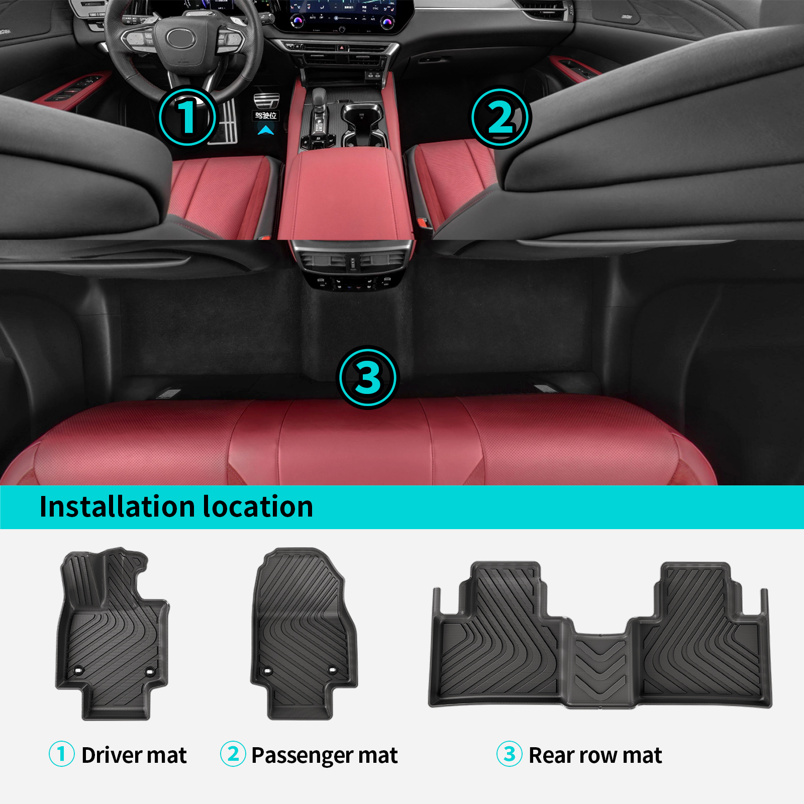 for Lexus RX 2023 2024 TPE 3D  - 3D Printing Car incelemesi ve fiyatı