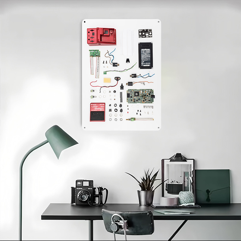 Red Loop Pedal Poster Retro 3D - 3D Printing Wall Loops incelemesi ve fiyatı