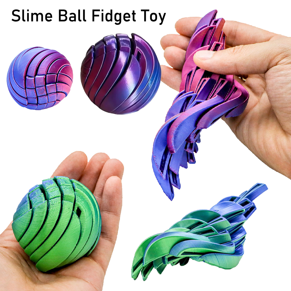 Slime Ball Fidget Toy 3D Print - 3D Printing Liquid incelemesi ve fiyatı