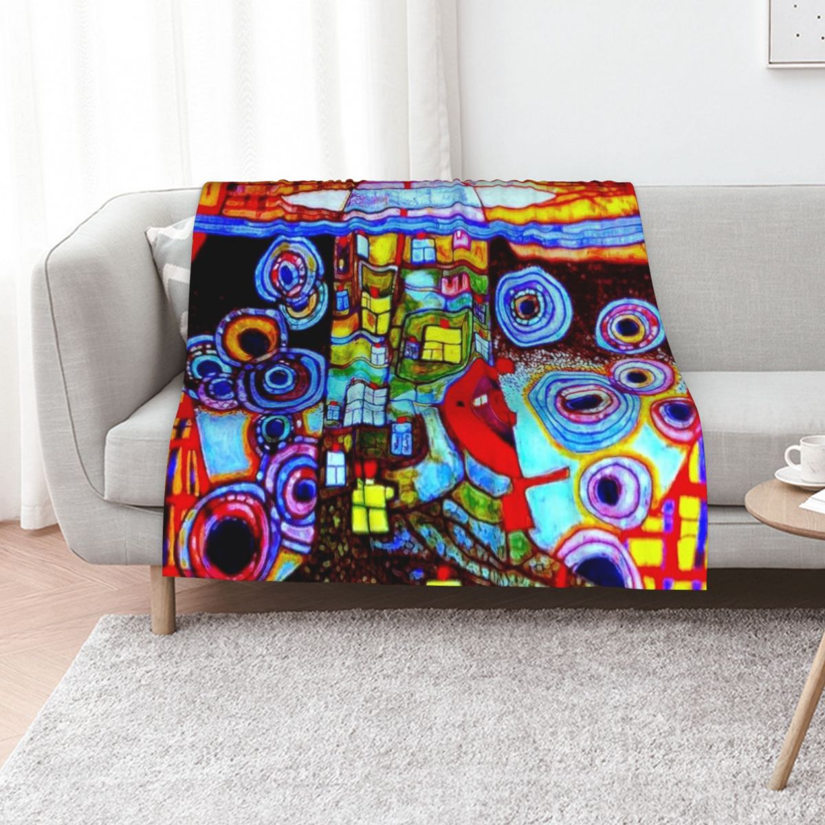 Qatar 813 neon Throw Blanket C - 3D Printing Qatar incelemesi ve fiyatı