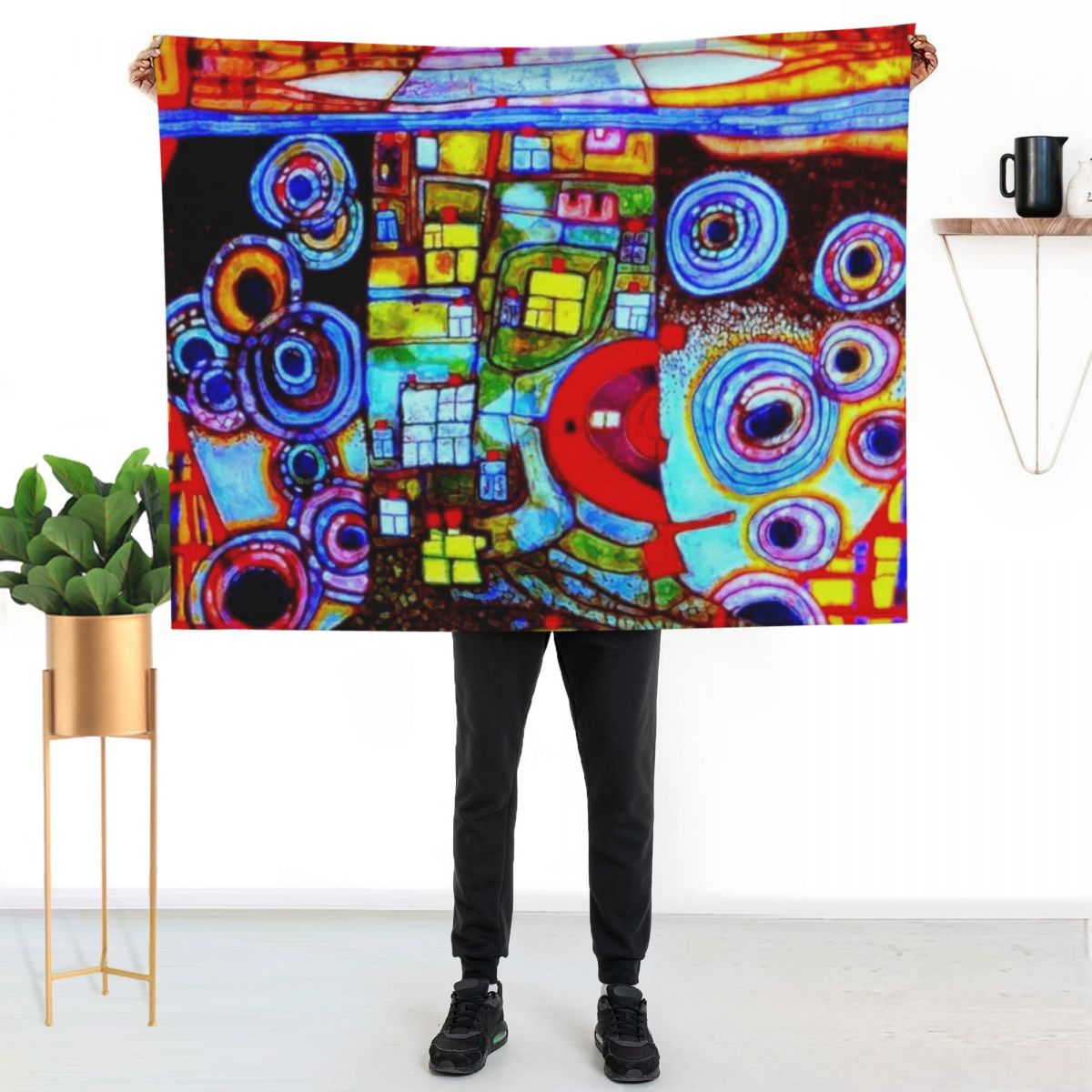 Qatar 813 neon Throw Blanket C - 3D Printing Qatar incelemesi ve fiyatı
