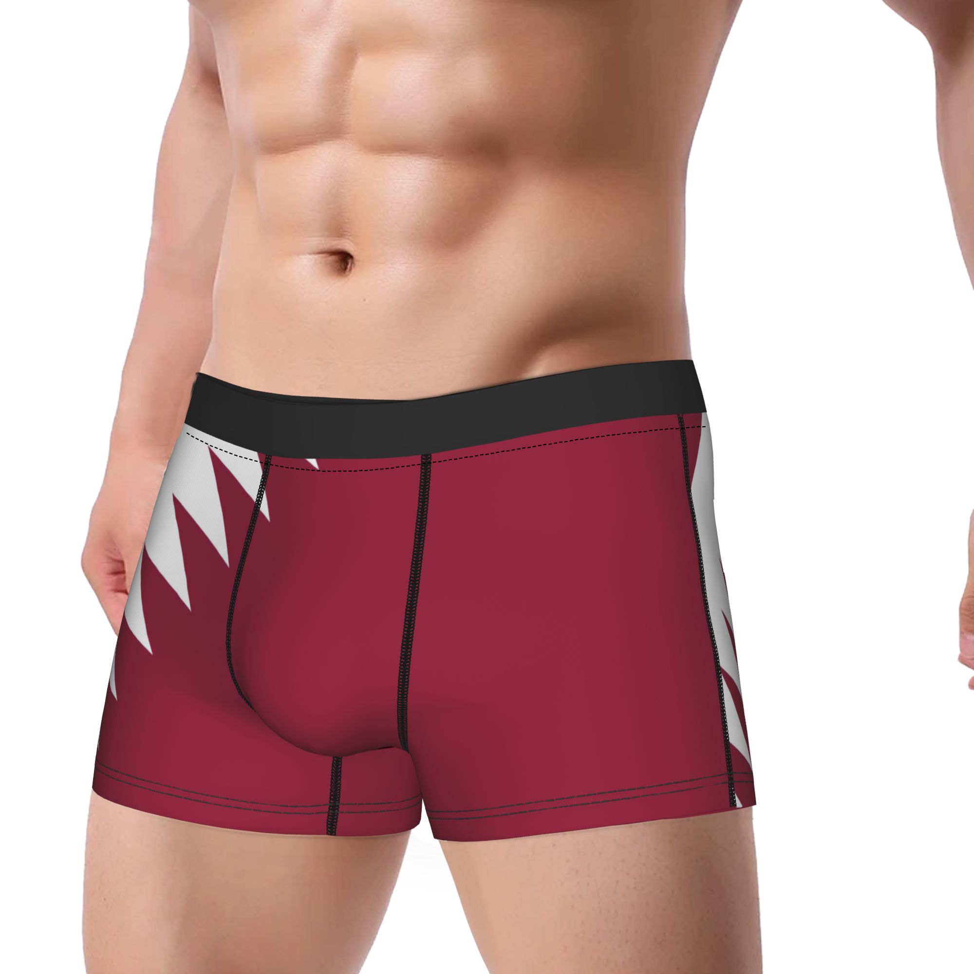 Qatar Flag Emblem Underwear  N - 3D Printing Qatar incelemesi ve fiyatı