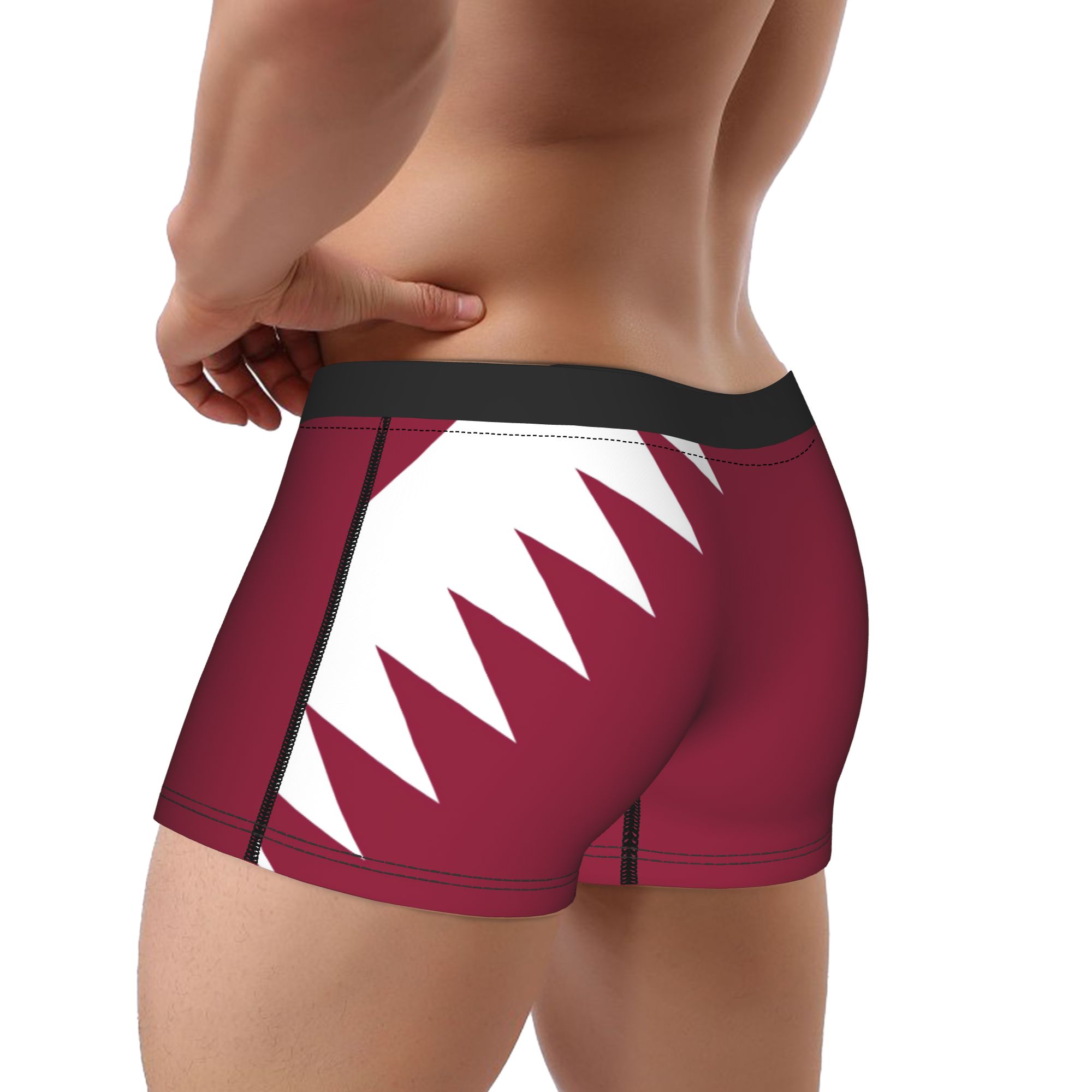 Qatar Flag Emblem Underwear  N - 3D Printing Qatar incelemesi ve fiyatı