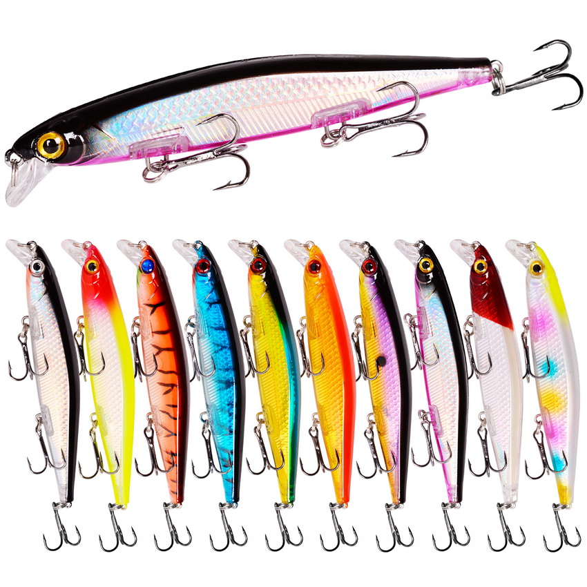 11cm 12.9g Minnow Fishing Lure - 3D Printing Lure incelemesi ve fiyatı