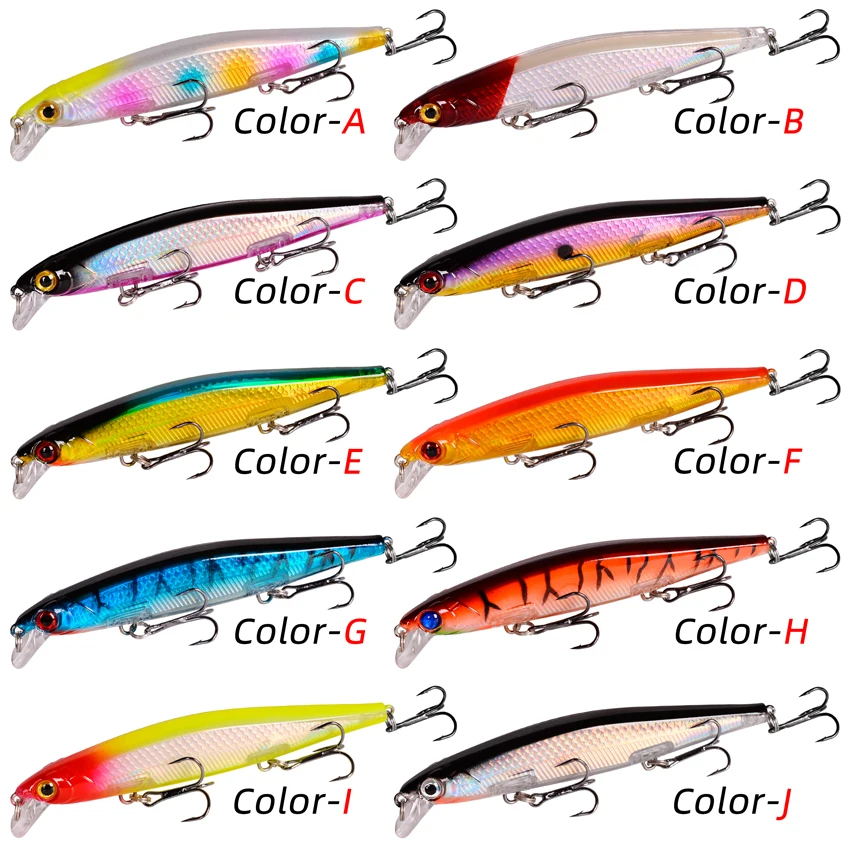 11cm 12.9g Minnow Fishing Lure - 3D Printing Lure incelemesi ve fiyatı