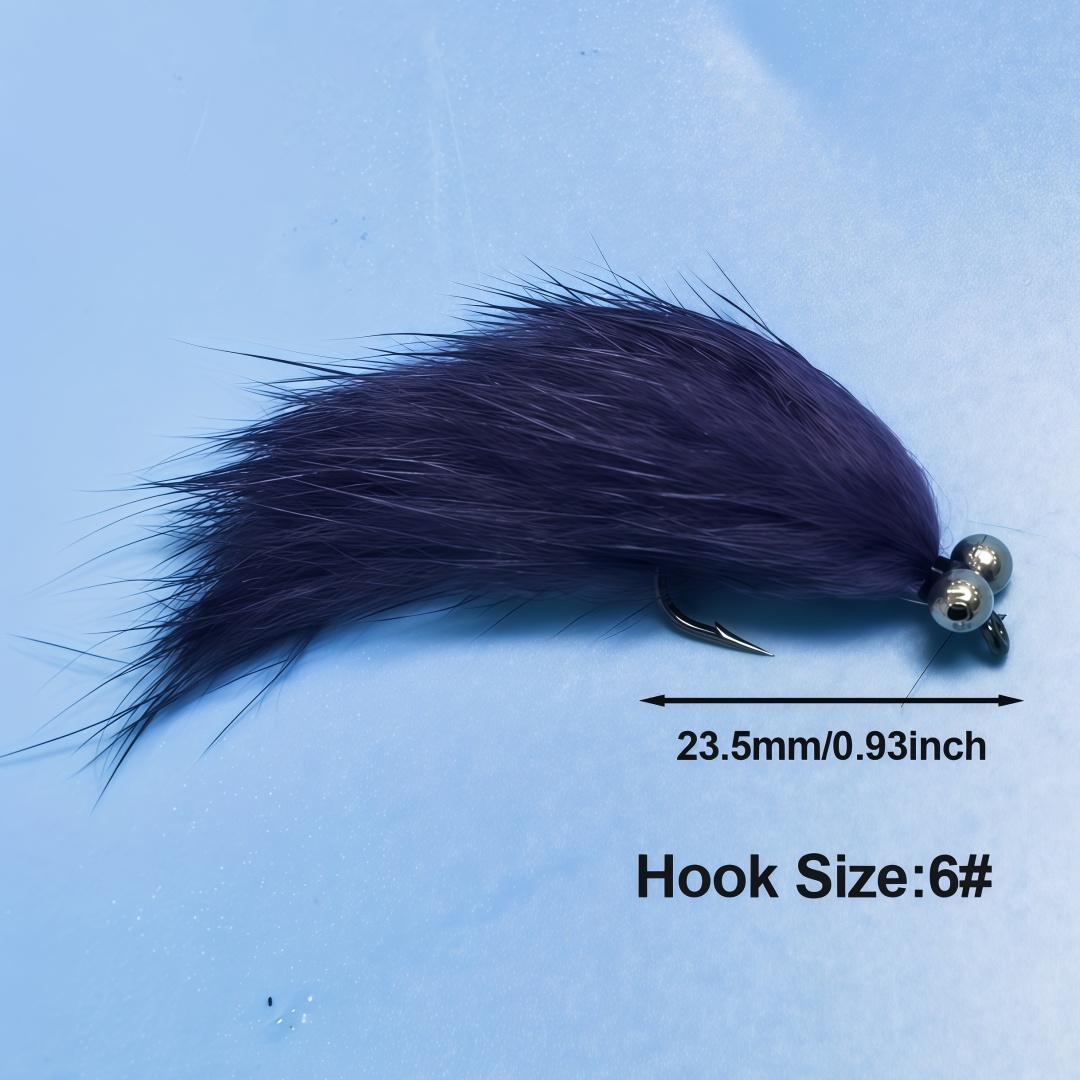 5PCS Zonker Streamer Flies wit - 3D Printing Lure incelemesi ve fiyatı