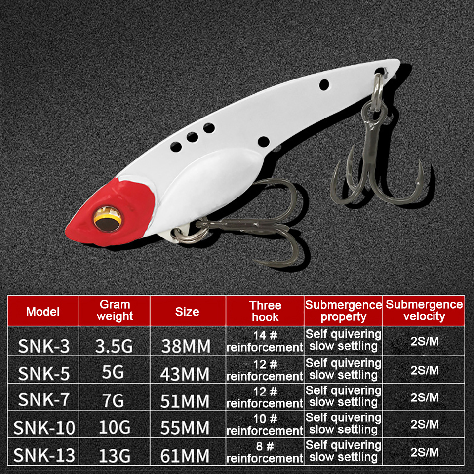 GOBYGO 3.5G-13G Metal VIB Fish - 3D Printing Lure incelemesi ve fiyatı