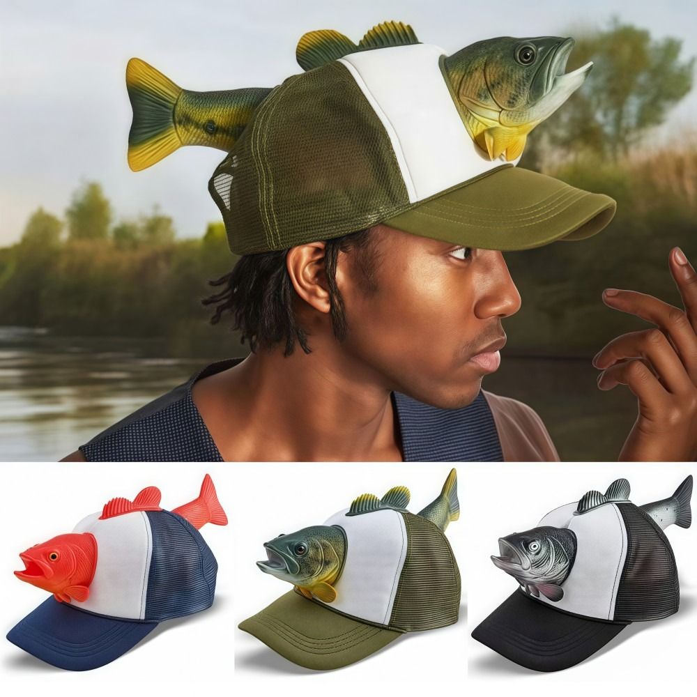 Funny 3D Fish Animal Trucker H - 3D Printing Lure incelemesi ve fiyatı