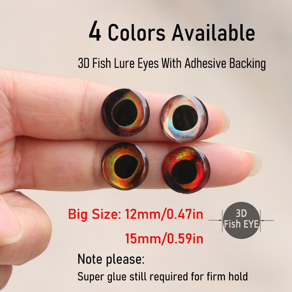 50PCS 12mm 15mm Big Size 3D Ho - 3D Printing Lure incelemesi ve fiyatı