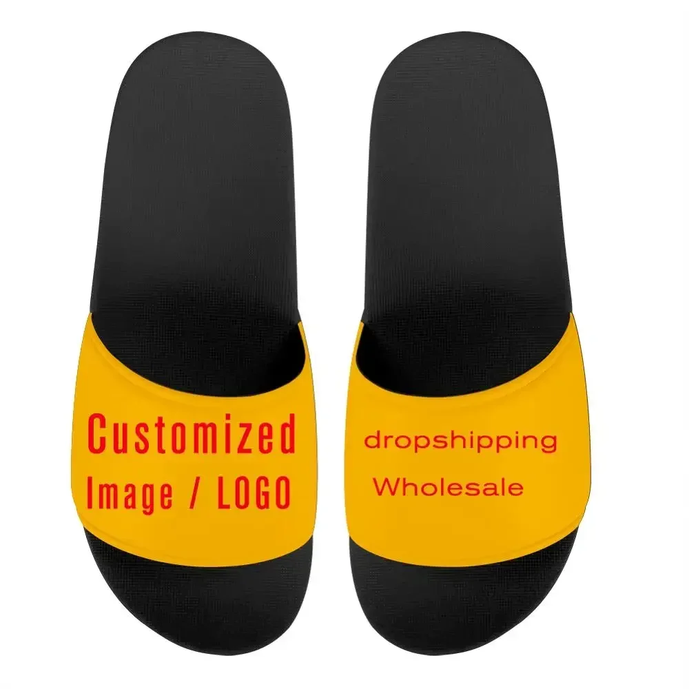Custom Shoes Men Slippers Flip - 3D Printing Logo incelemesi ve fiyatı
