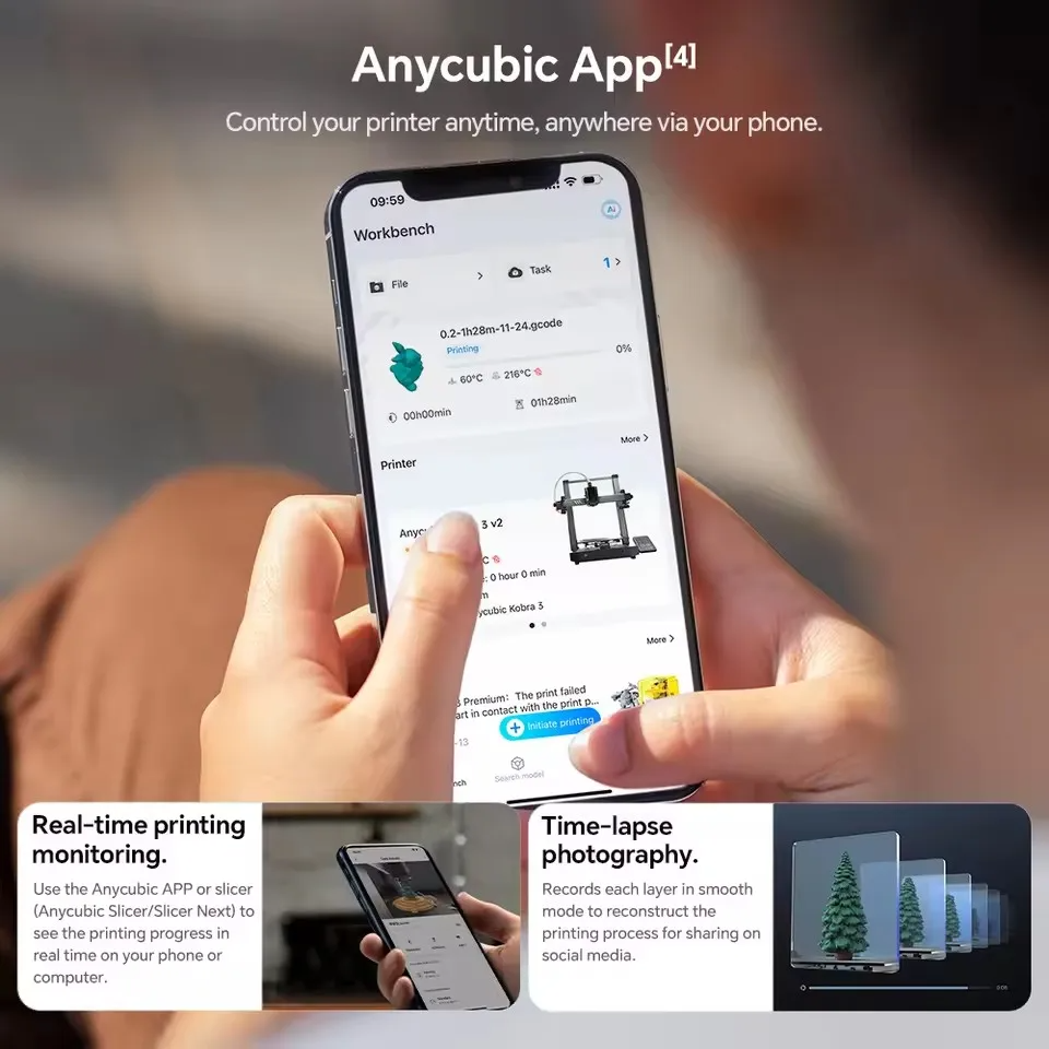 ANYCUBIC Kobra 3 V2 Combo 8 Co - 3D Printing Software incelemesi ve fiyatı