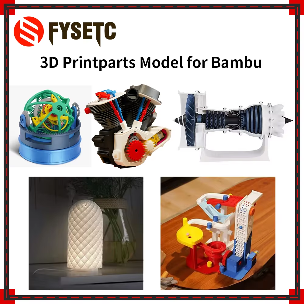 Jet Engine Model Components Ki - 3D Printing Bambu incelemesi ve fiyatı