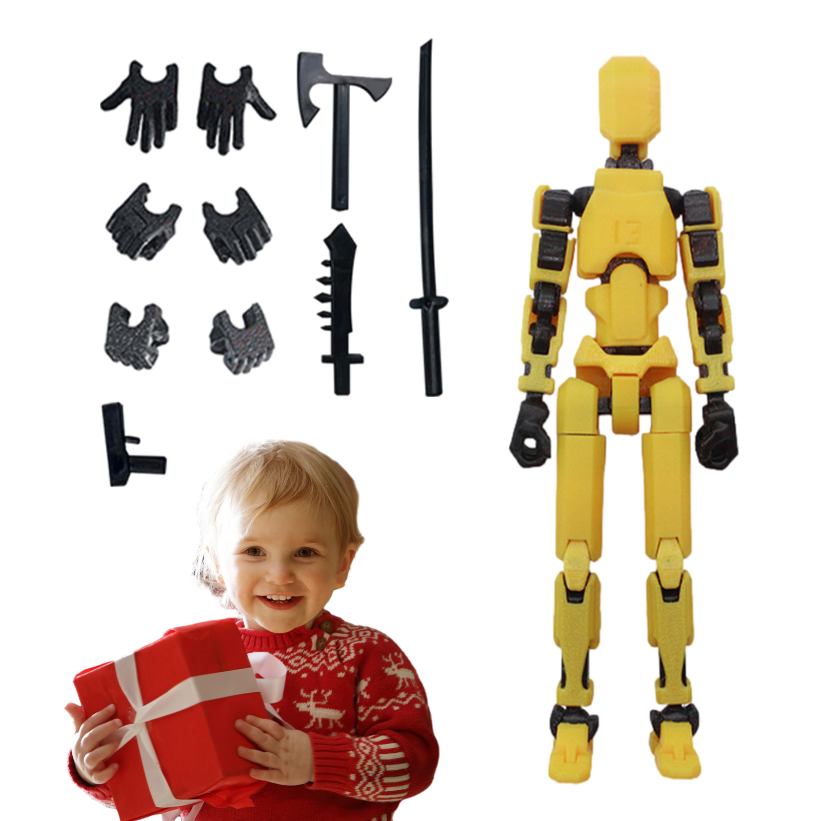 1PCS 13 Joints Figure Articula - 3D Printing For Dummies incelemesi ve fiyatı
