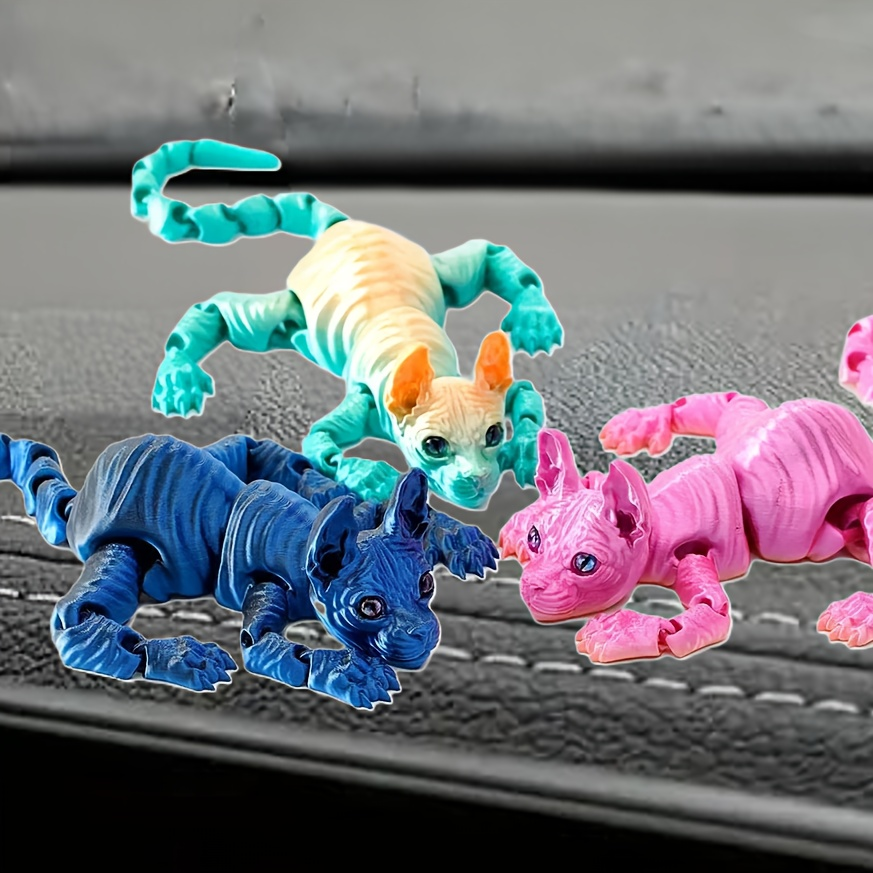 1pc 3D Printed Sphynx Cat Figu - 3D Printing Car incelemesi ve fiyatı