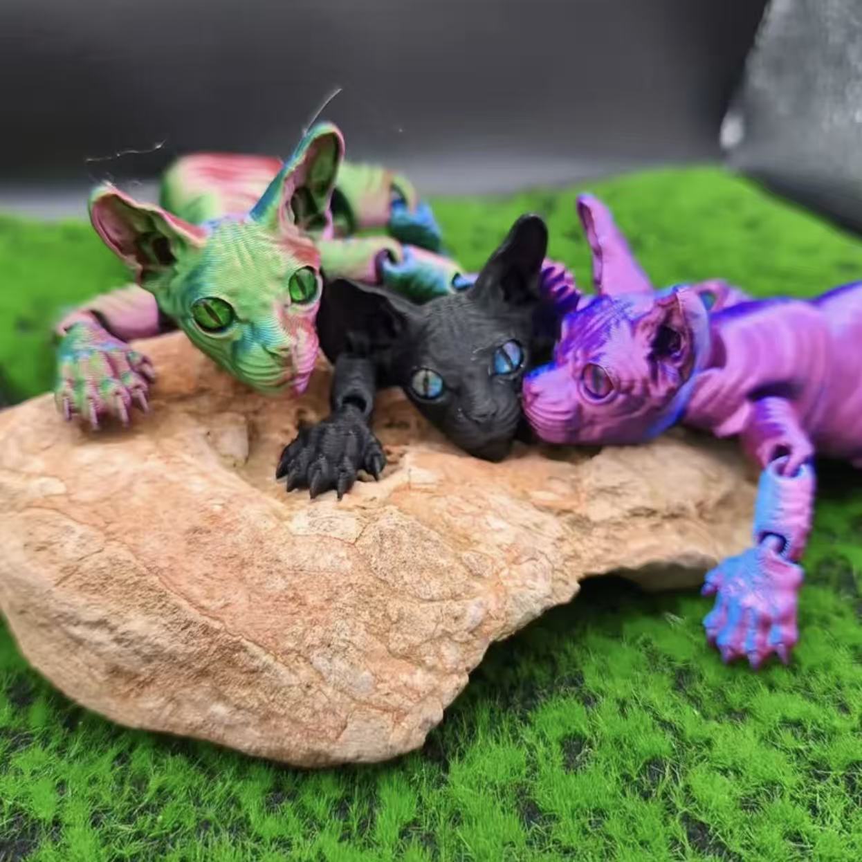1pc 3D Printed Sphynx Cat Figu - 3D Printing Car incelemesi ve fiyatı