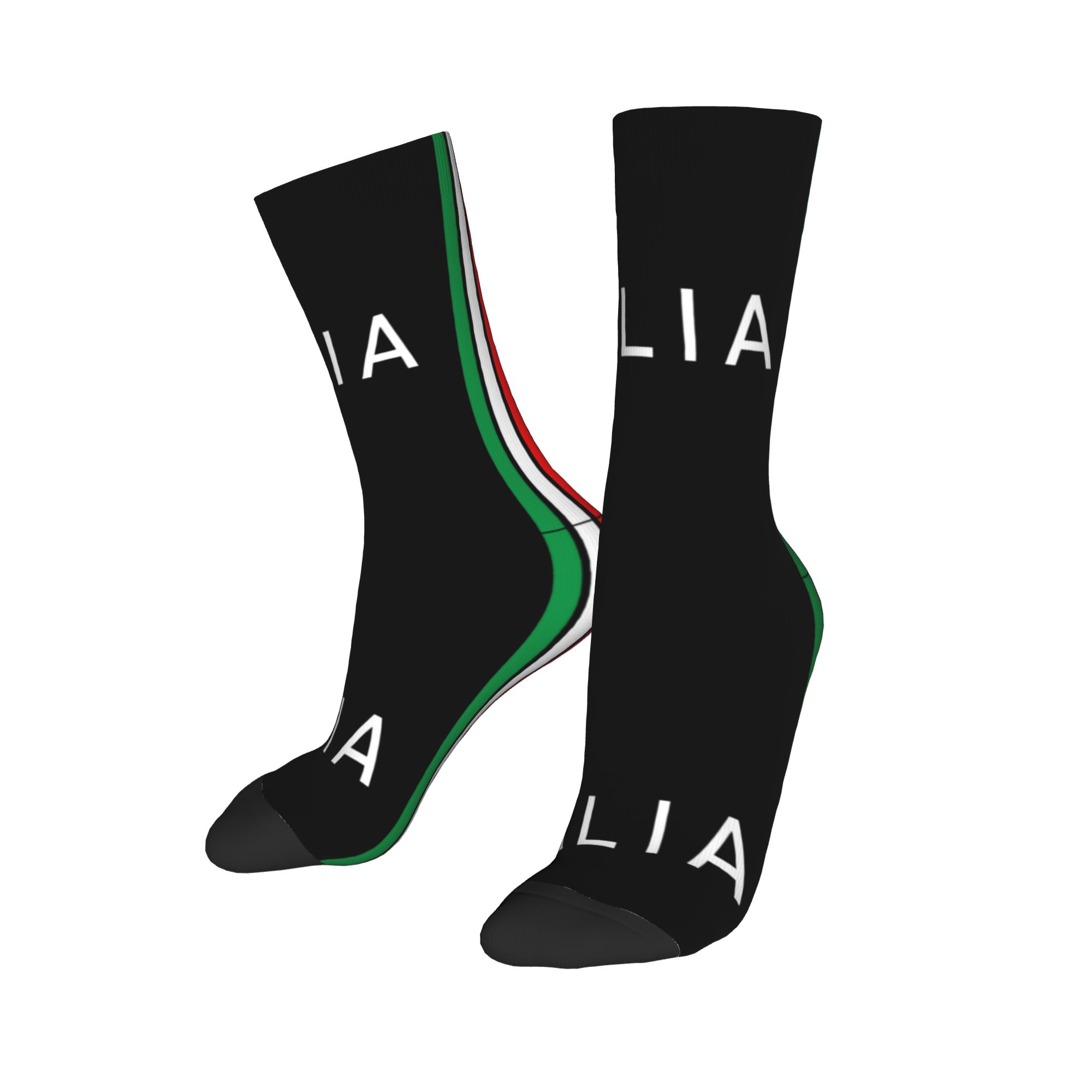 Cute Mens Italy Flag Dress Soc - 3D Printing Qatar incelemesi ve fiyatı
