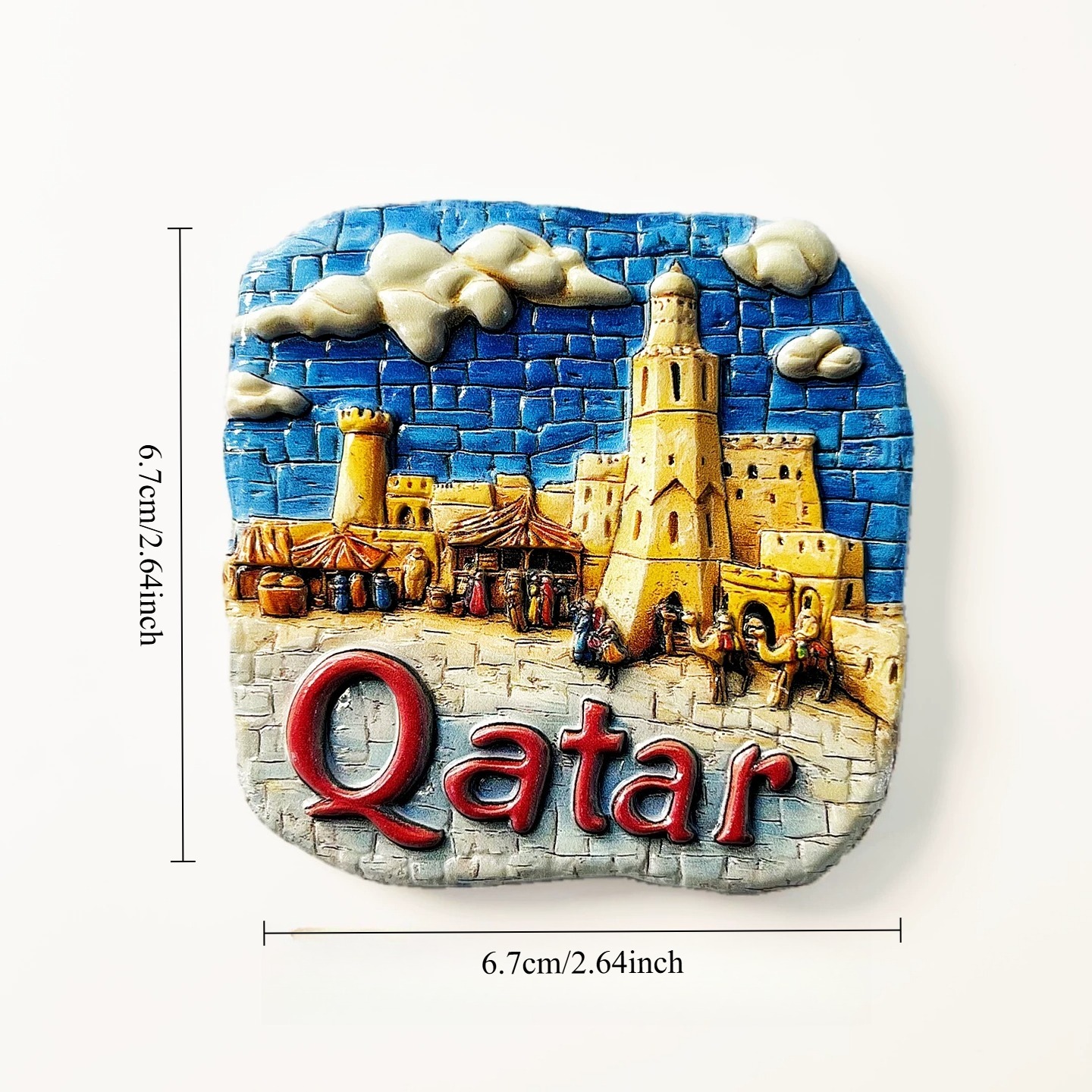 Qatar 3D Fridge Magnets Orname - 3D Printing Qatar incelemesi ve fiyatı