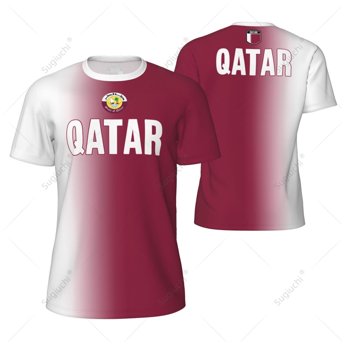 Sports Mesh T-shirt Qatar Flag - 3D Printing Qatar incelemesi ve fiyatı