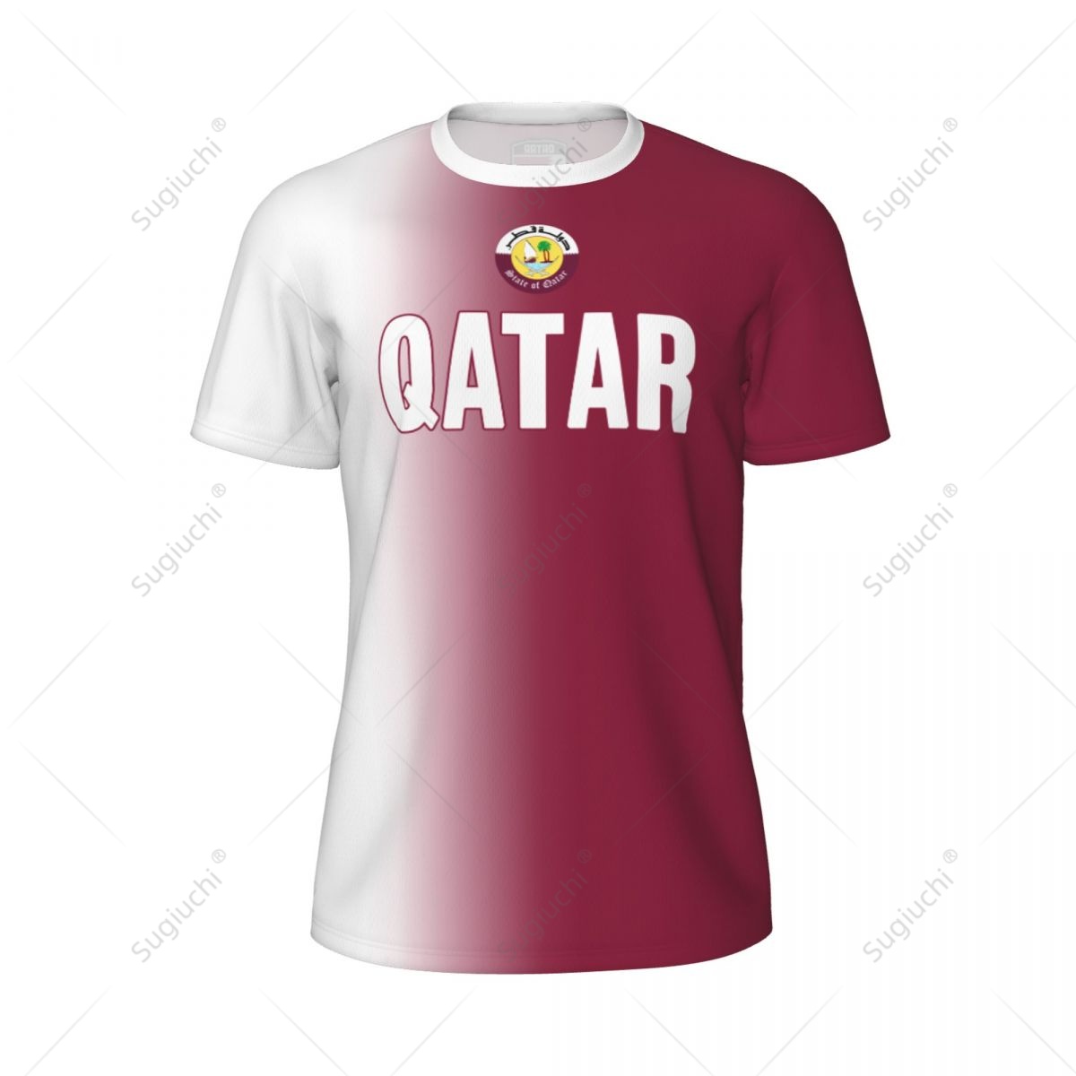 Sports Mesh T-shirt Qatar Flag - 3D Printing Qatar incelemesi ve fiyatı
