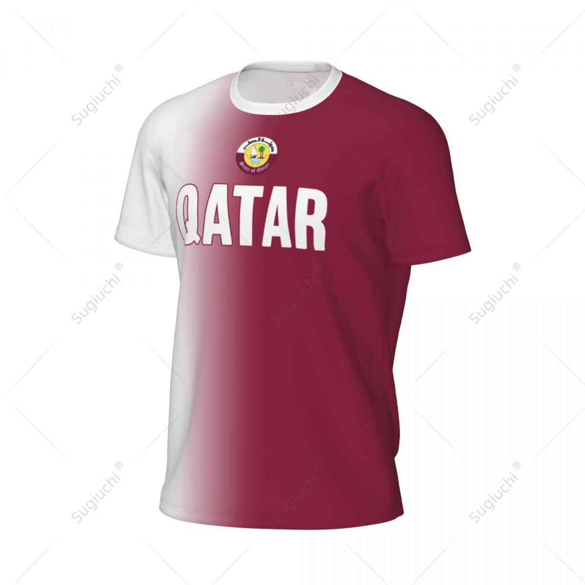 Sports Mesh T-shirt Qatar Flag - 3D Printing Qatar incelemesi ve fiyatı