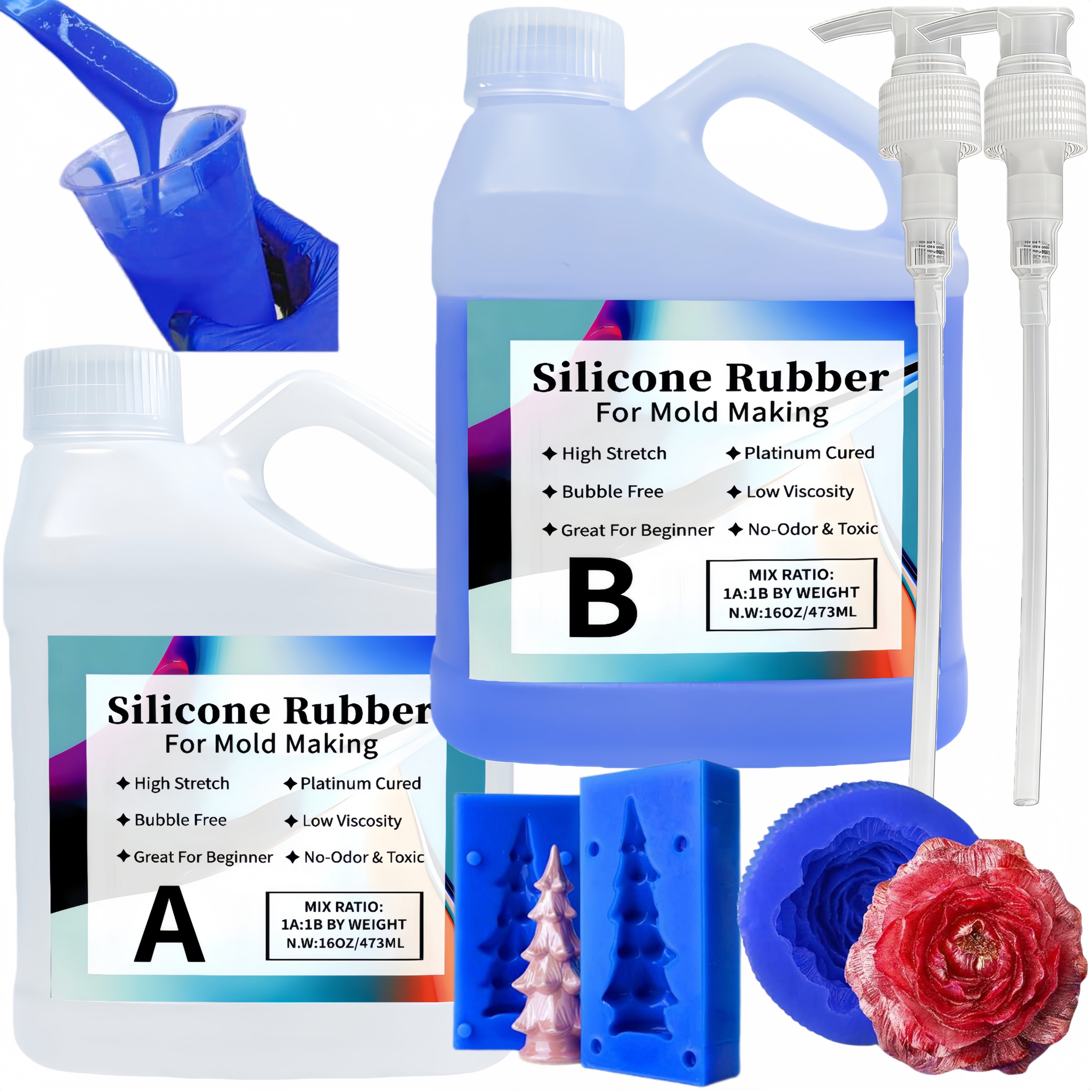 Platinum-Cured 15A Liquid Sili - 3D Printing Liquid incelemesi ve fiyatı