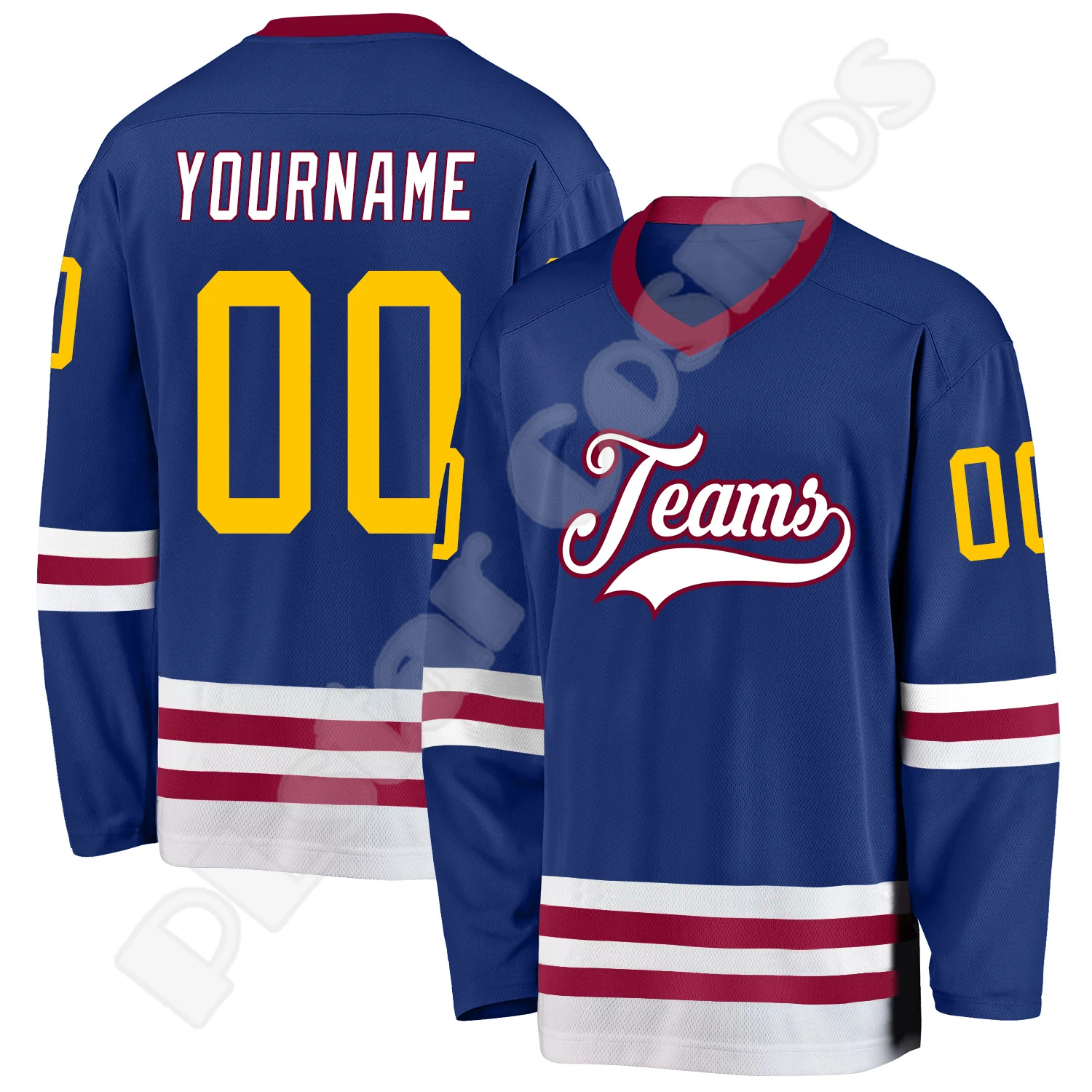 Hockey Jersey Custom Name Team - 3D Printing Logo incelemesi ve fiyatı