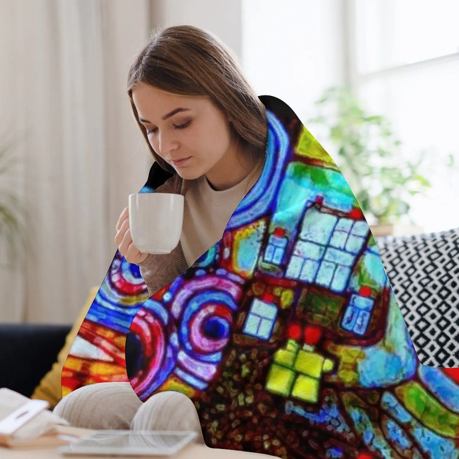 Qatar 813 neon Throw Blanket S - 3D Printing Qatar incelemesi ve fiyatı