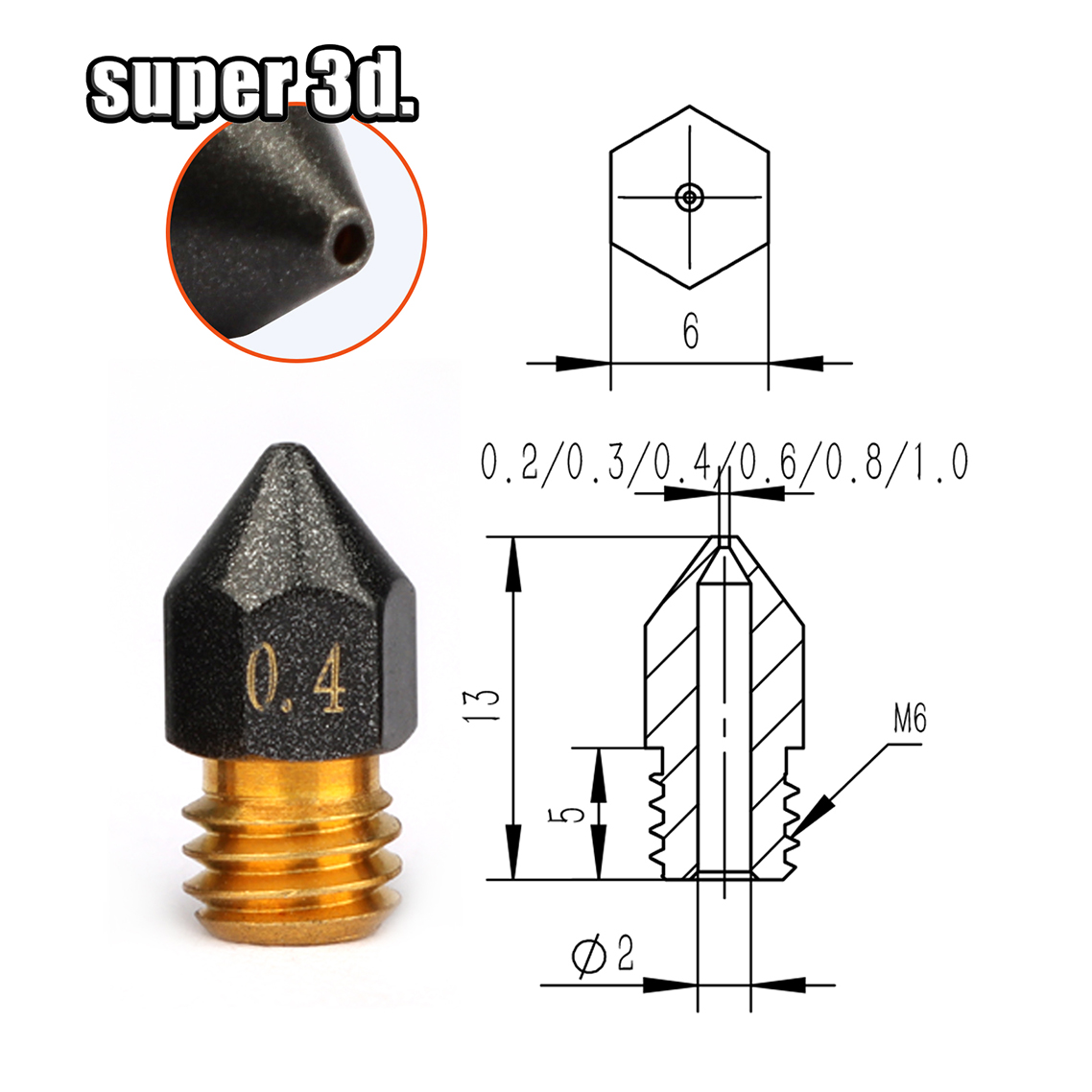 3D Printer MK8 Brass PTFE Nozz - 3D Printing Industry incelemesi ve fiyatı