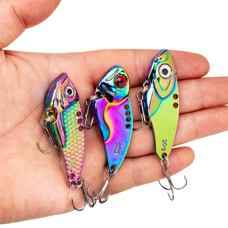 3PCS Metal Colorful VIB Lure 5 - 3D Printing Lure incelemesi ve fiyatı