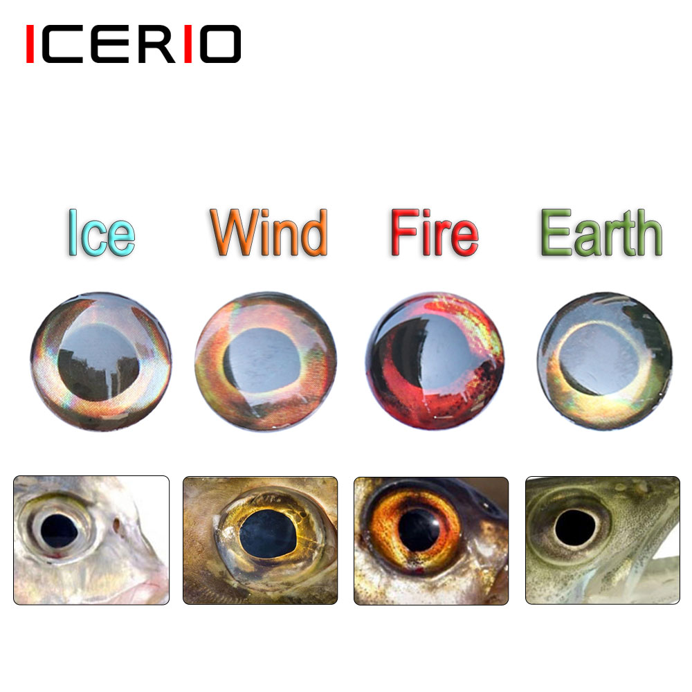 ICERIO 100PCS  Holographic 3D  - 3D Printing Lure incelemesi ve fiyatı