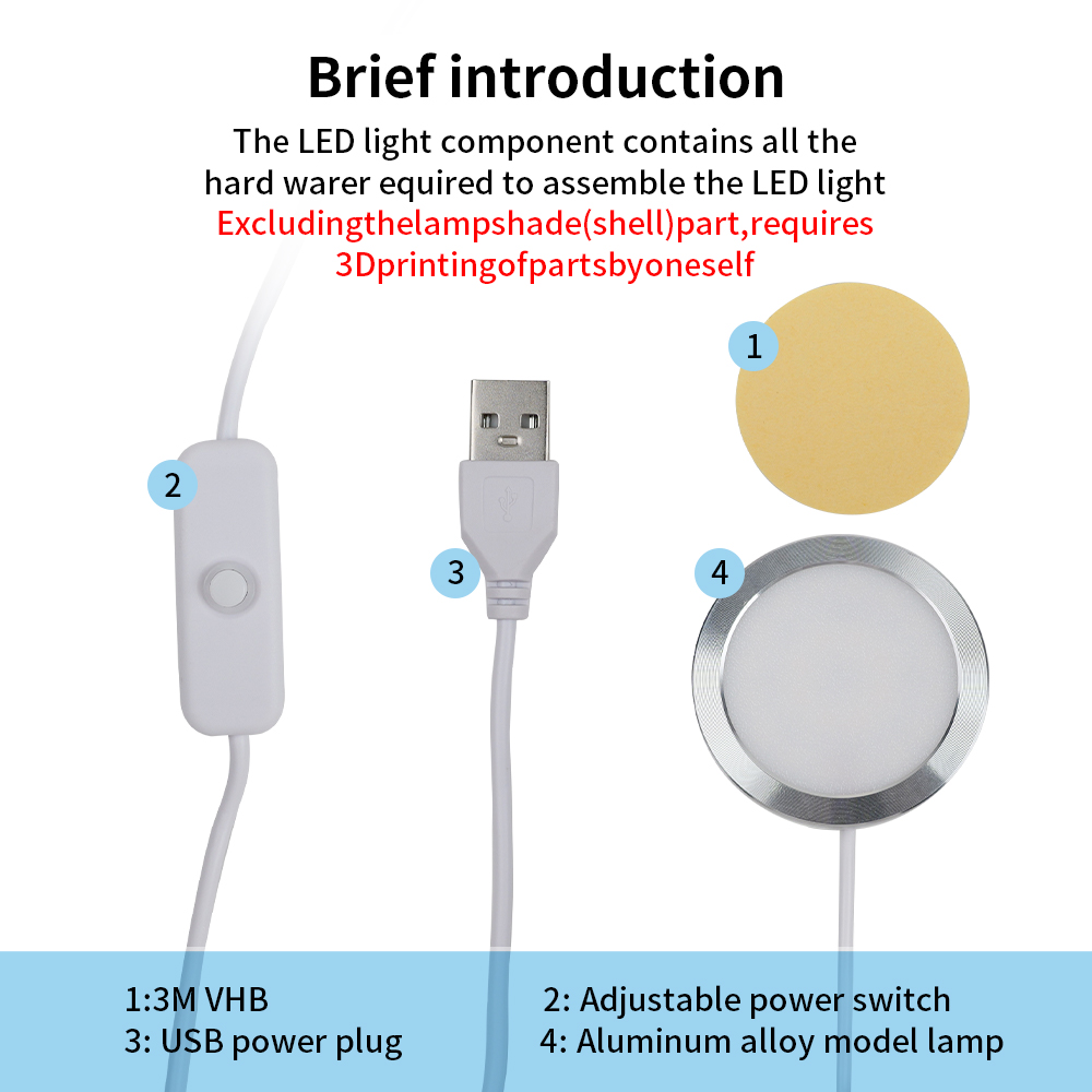 For Bambu Lab Led Lamp Kit 001 - 3D Printing Bambu incelemesi ve fiyatı