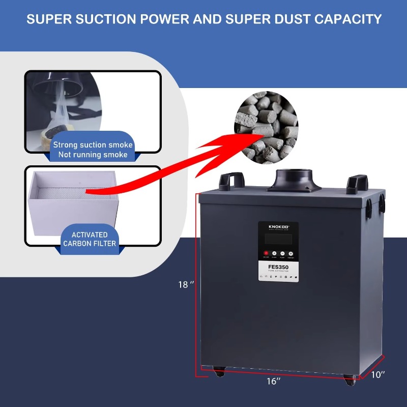 KNOKOO 350W Industrial Fume Ex - 3D Printing Industry incelemesi ve fiyatı