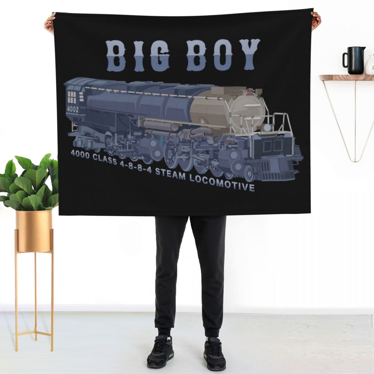 Big Boy Steam Train 4000 Class - 3D Printing Diagram incelemesi ve fiyatı