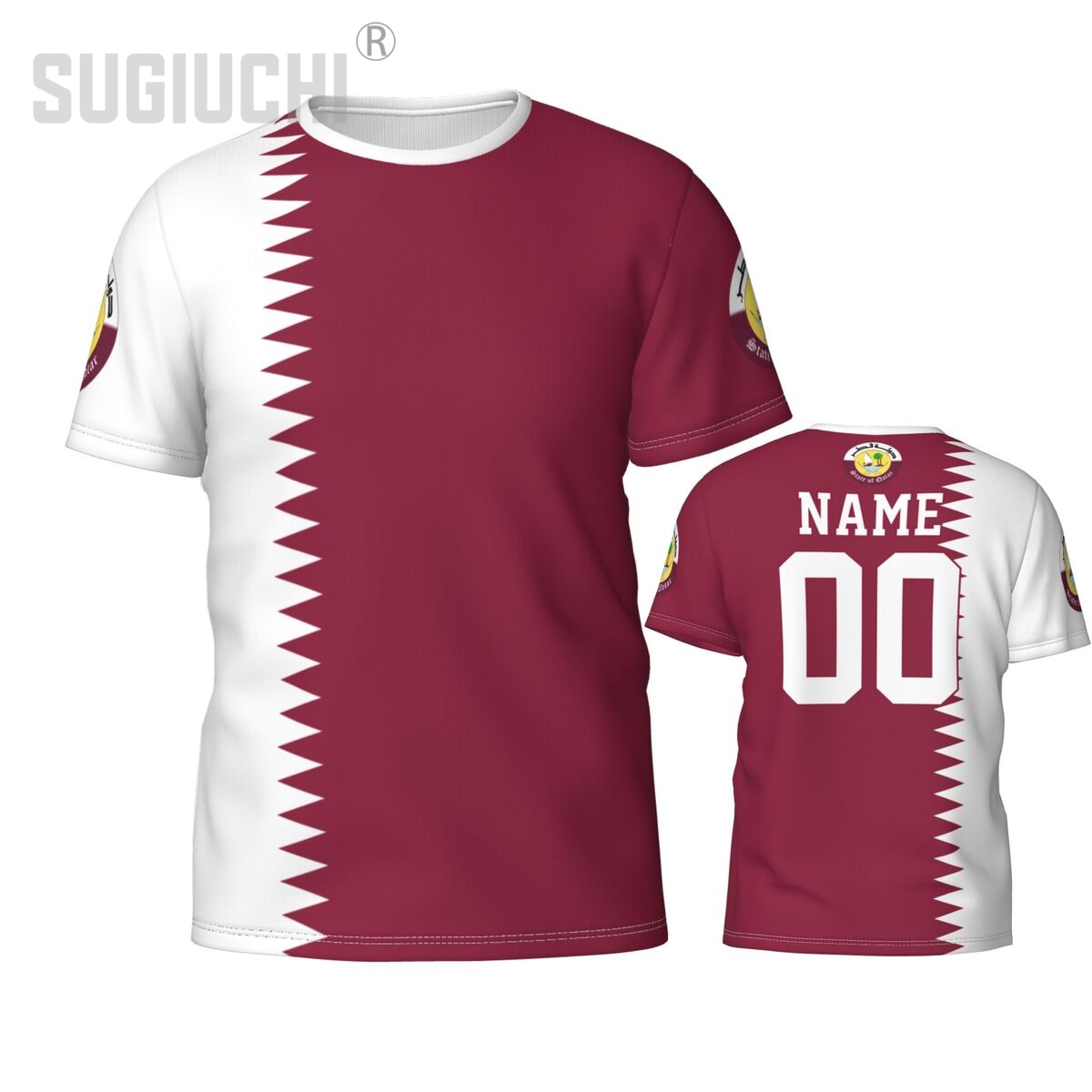 Custom Name Number Qatar Flag  - 3D Printing Qatar incelemesi ve fiyatı