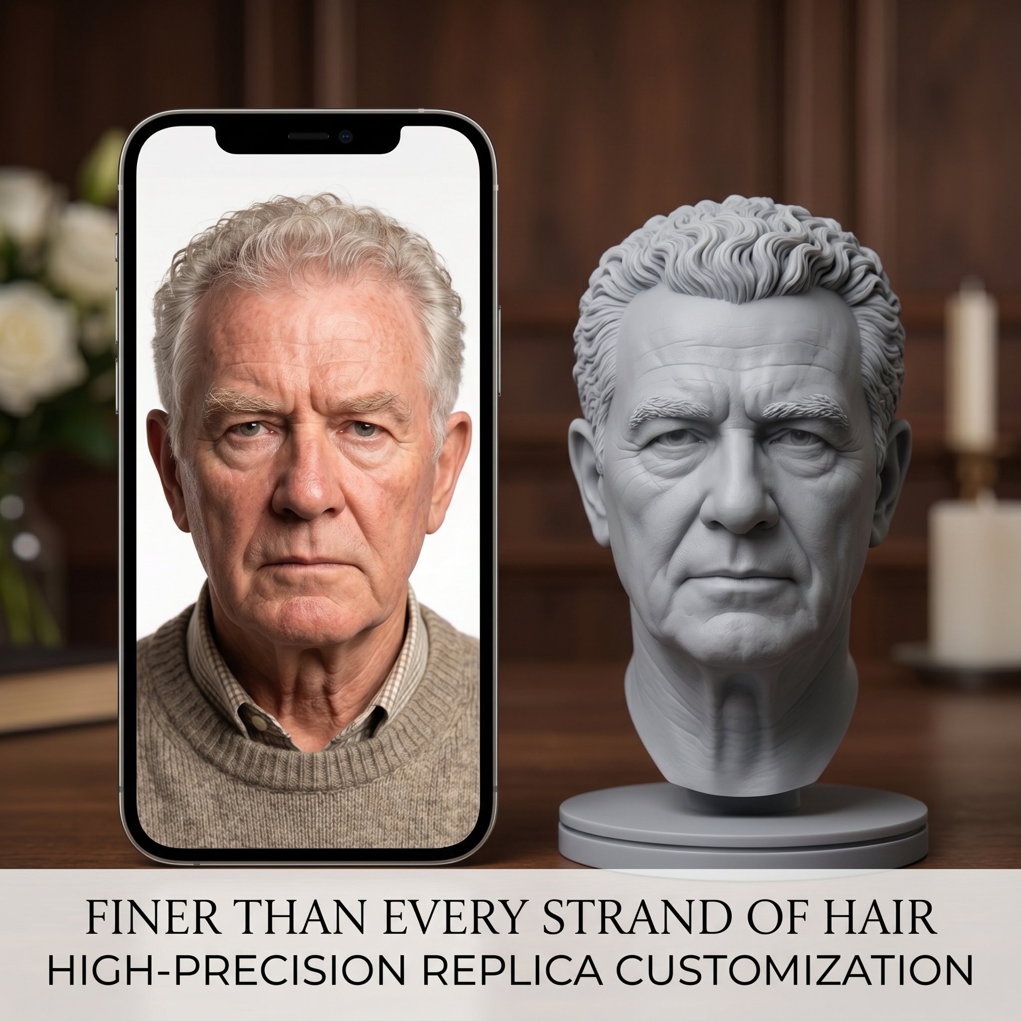 Custom 3D Bust Figurine, Perso - 3D Printing Liquid incelemesi ve fiyatı