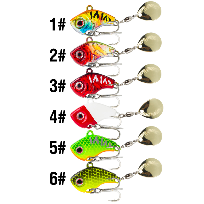 6PC 5g/7g/10g/14g/20g Rotating - 3D Printing Lure incelemesi ve fiyatı