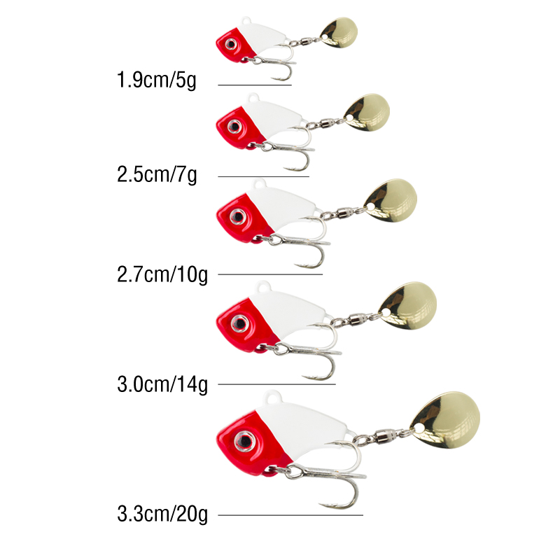 6PC 5g/7g/10g/14g/20g Rotating - 3D Printing Lure incelemesi ve fiyatı