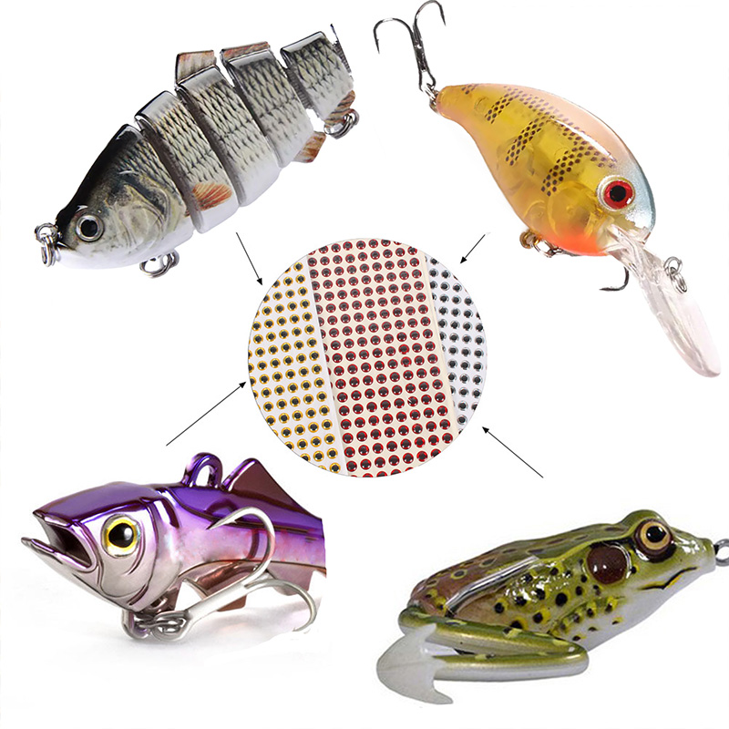 100-500PCS Fishing Lure Eyes H - 3D Printing Lure incelemesi ve fiyatı